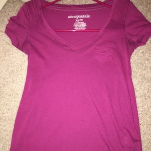 aeropostale v neck pocket T